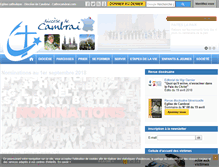 Tablet Screenshot of cathocambrai.com