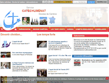 Tablet Screenshot of catechumenat.cathocambrai.com